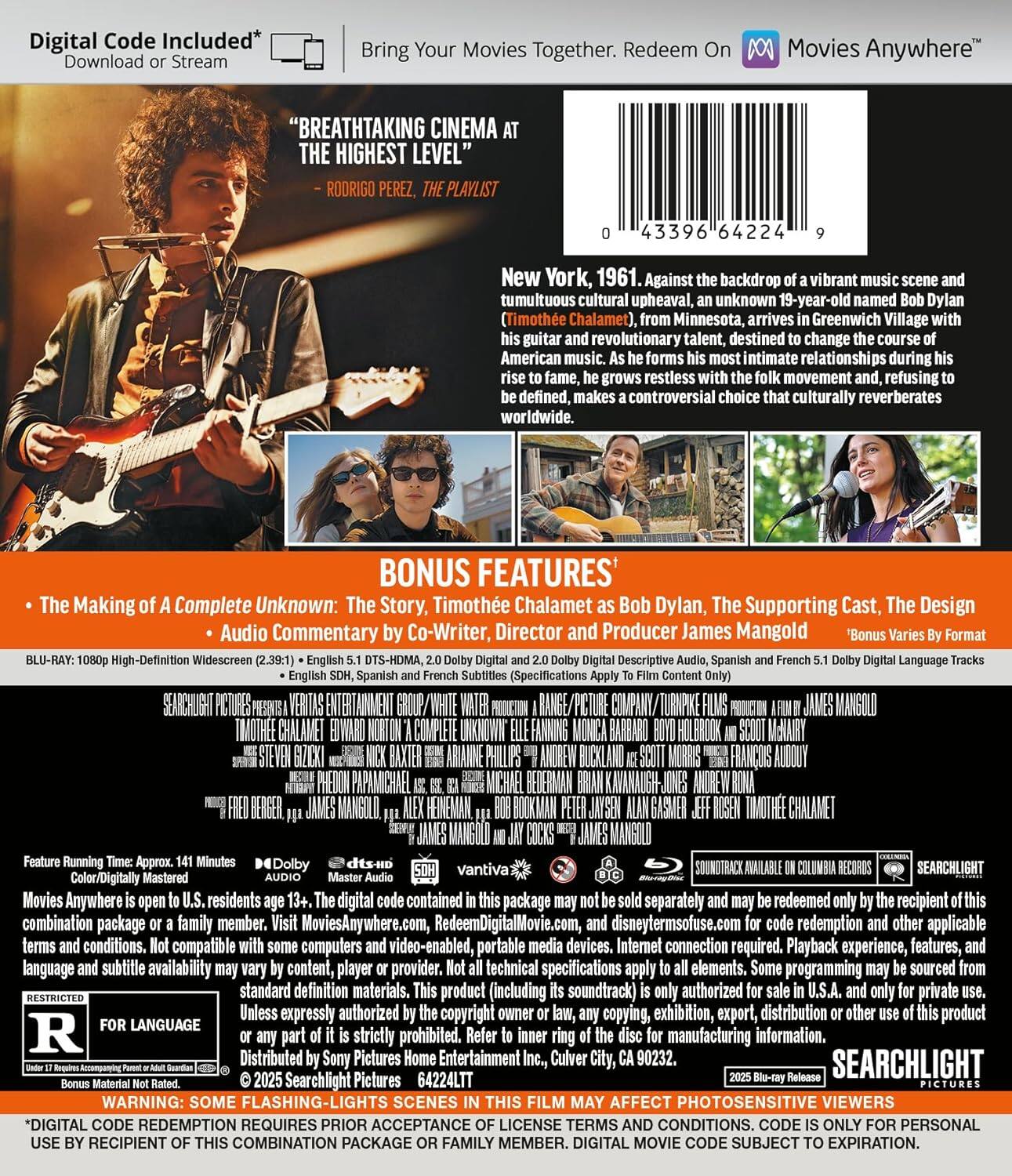 Alt View 1. A Complete Unknown   - BLU-RAY.