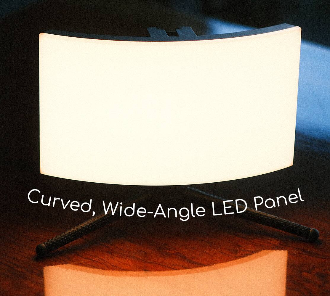 Curved, Wide-Angle LED Panel