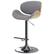 Angle Zoom. Simpli Home - Marana Bentwood Gas Lift Bar Stool - Light Gray.