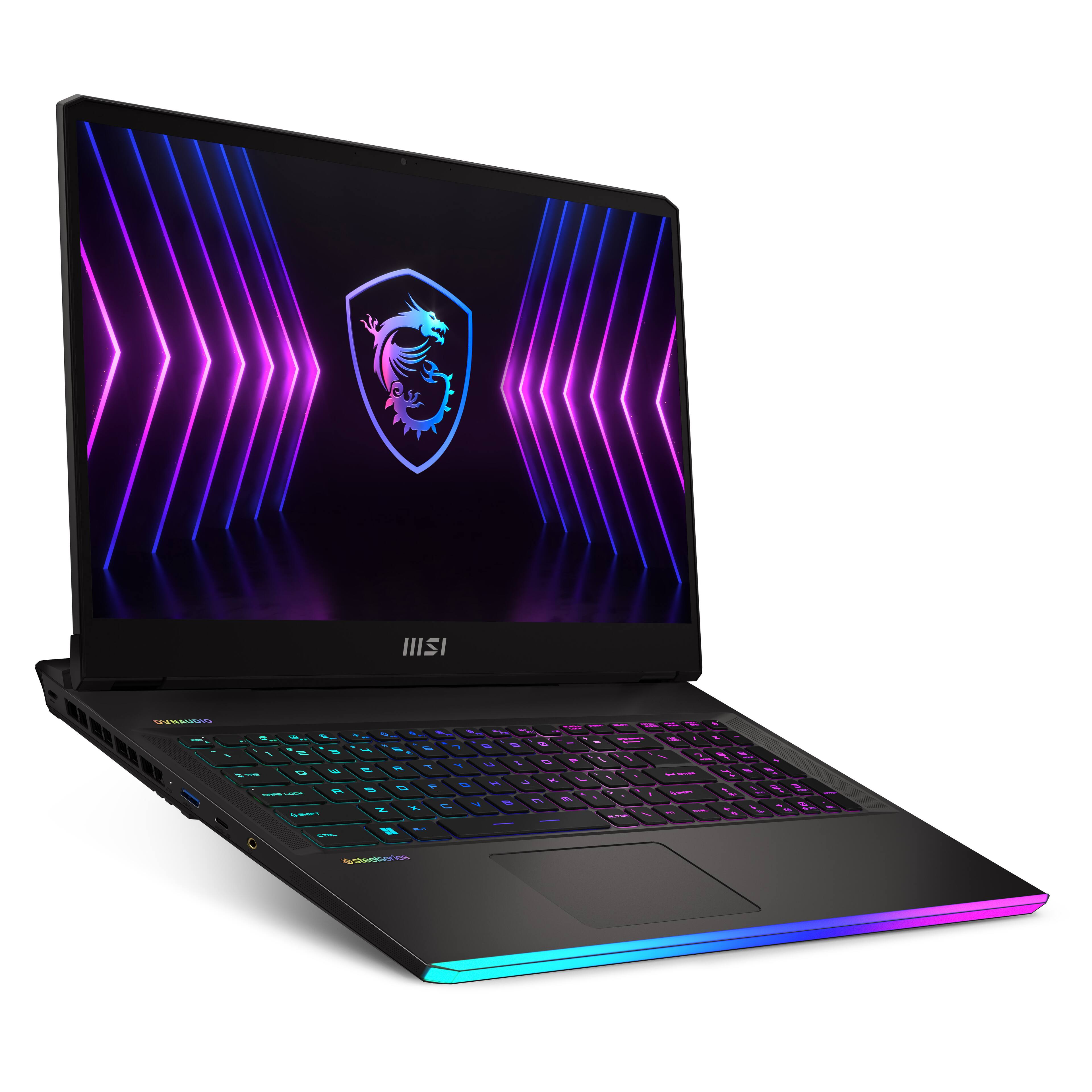 Alt View 1. MSI - Raider GE77 HX 17.3" Gaming Laptop - Intel Core i7 - Memory - NVIDIA GeForce RTX 3070 Ti - 1 TB SSD - Titanium Blue.