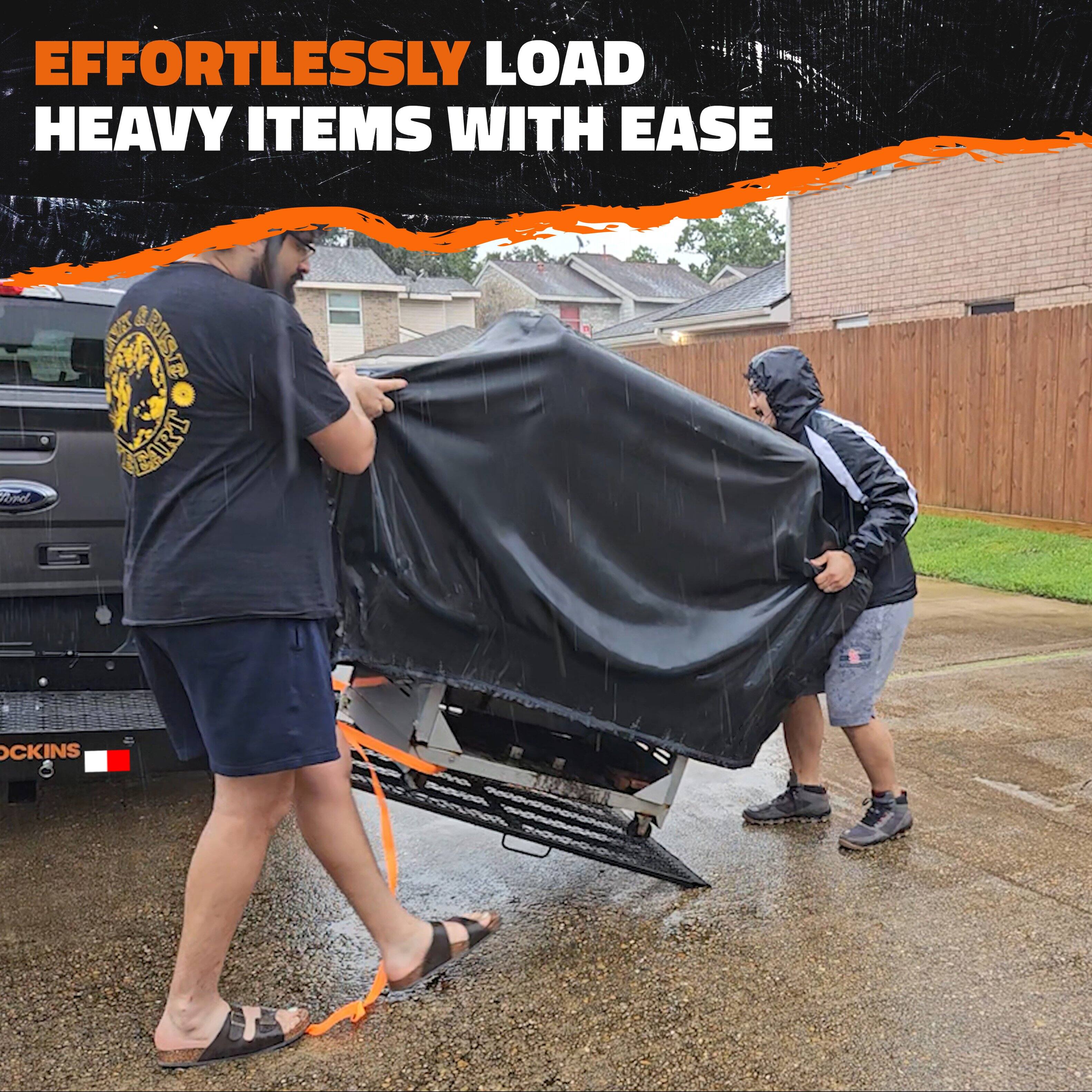 EFFORTLESSLY LOAD HEAVY ITEMS WITH EASE