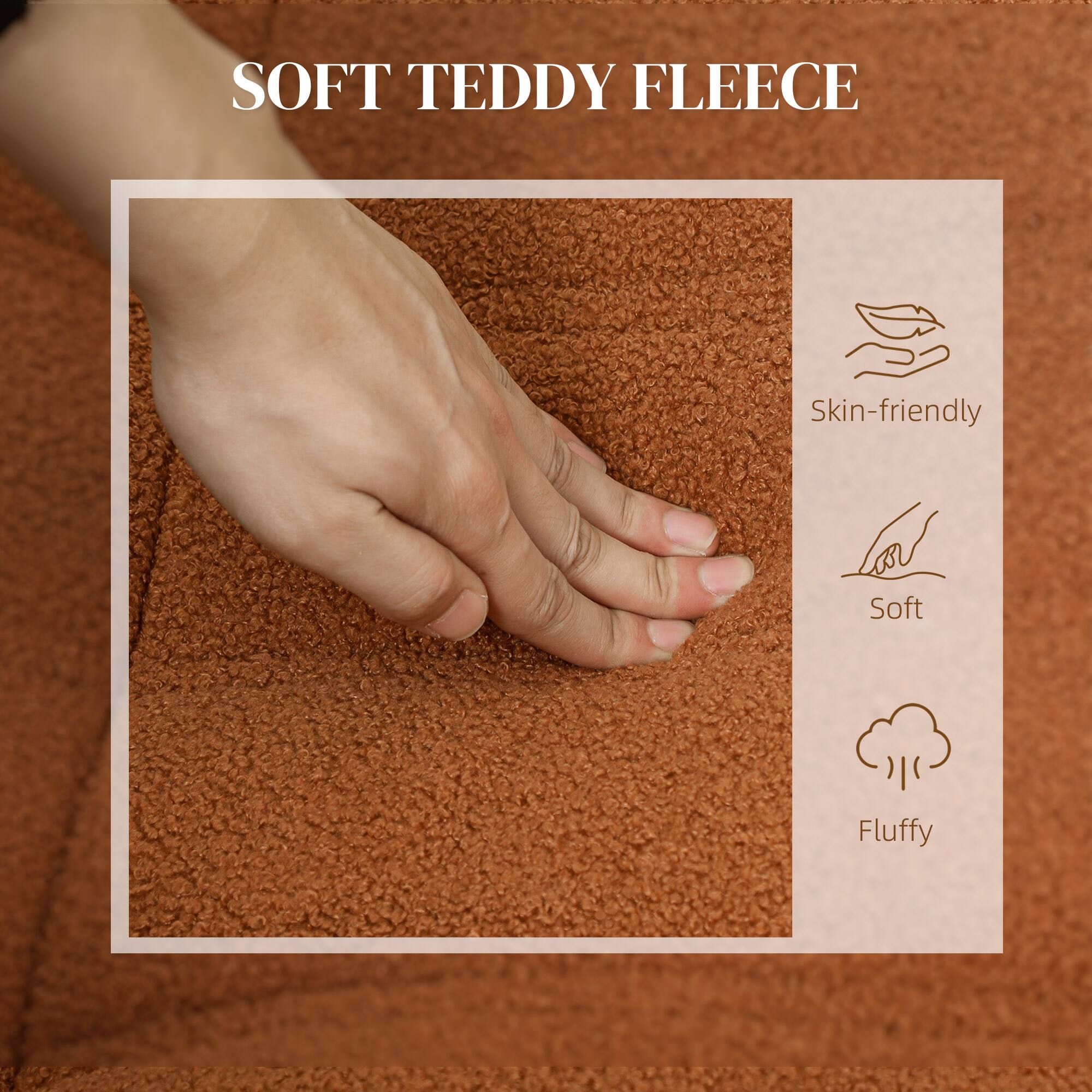 SOFT TEDDY FLEECE

- Skin-friendly
- Soft
- Fluffy