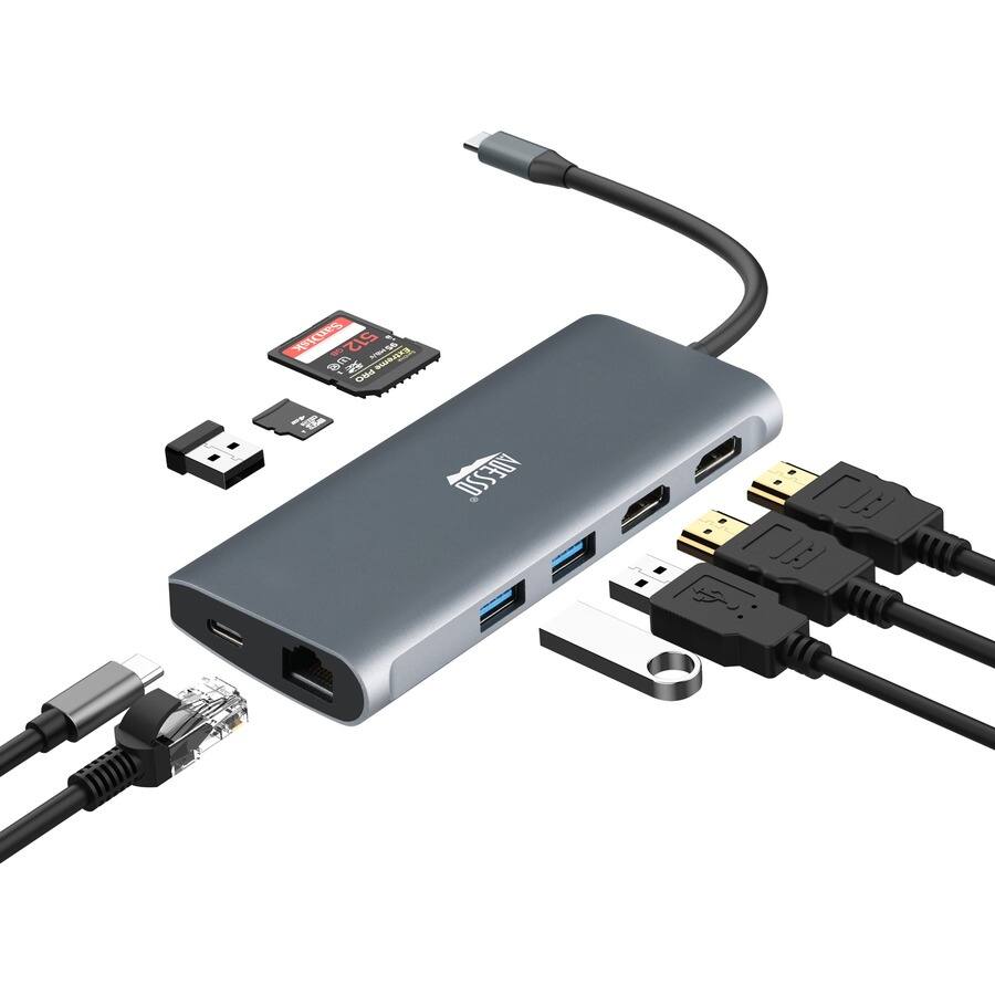 Sure, here is the corrected and grouped text:

**Product Name:**
- USB 3.0 Hub

**Specifications:**
- 512 MB
- 2% Extreme PRG
- TA ADESSO

**Additional Text:**
- USB 3.0
- 2.5" SATA SSD
- 2.5" SATA HDD
- 2.5" SATA SSD/HDD

**Other Text:**
- USB 3.0
- USB 2.0
- HDMI
- VGA
- Ethernet
- USB 3.0
- USB 2.0
- USB 2.0
- USB 2.0