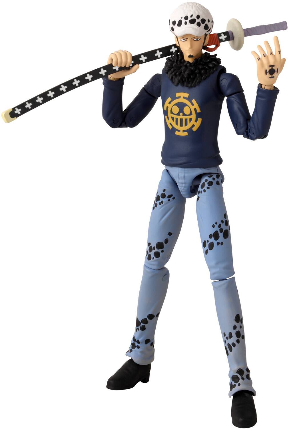 Alt View 3. Bandai - Bandai - One Piece - Anime Heroes - Trafalgar Law Action Figure   - COLLECTIBLES - Multicolor.