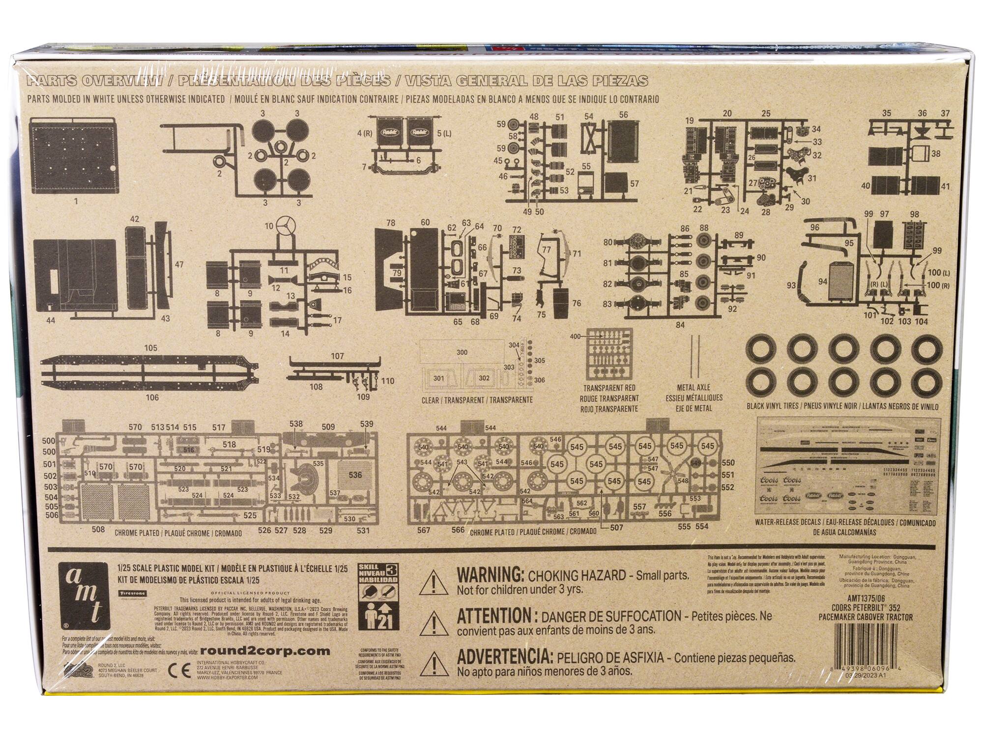 PARTS OVERVIEW / PRESENTATION DE PIECES / VISTA GENERAL DE LAS PIEZAS  
PARTS MOULED IN WHITE UNLESS OTHERWISE INDICATED / MOULE EN BLANC SAUF INDICATION CONTRAIRE / PIEZAS MODELADAS EN BLANCO A MENOS QUE SE INDIQUE LO CONTRARIO  

4(R) 5(L) 6 7 8 9 10 11 12 13 14 15 16 17 18 19 20 21 22 23 24 25 26 27 28 29 30 31 32 33 34 35 36 37 38 39 40 41 42 43 44 45 46 47 48 49 50 51 52 53 54 55 56 57 58 59 60 61 62 63 64 65 66 