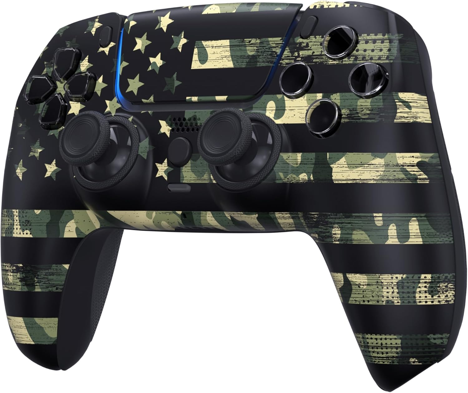 Left. ProControllers - Custom Wireless Controller for PS5 - Camo Flag.