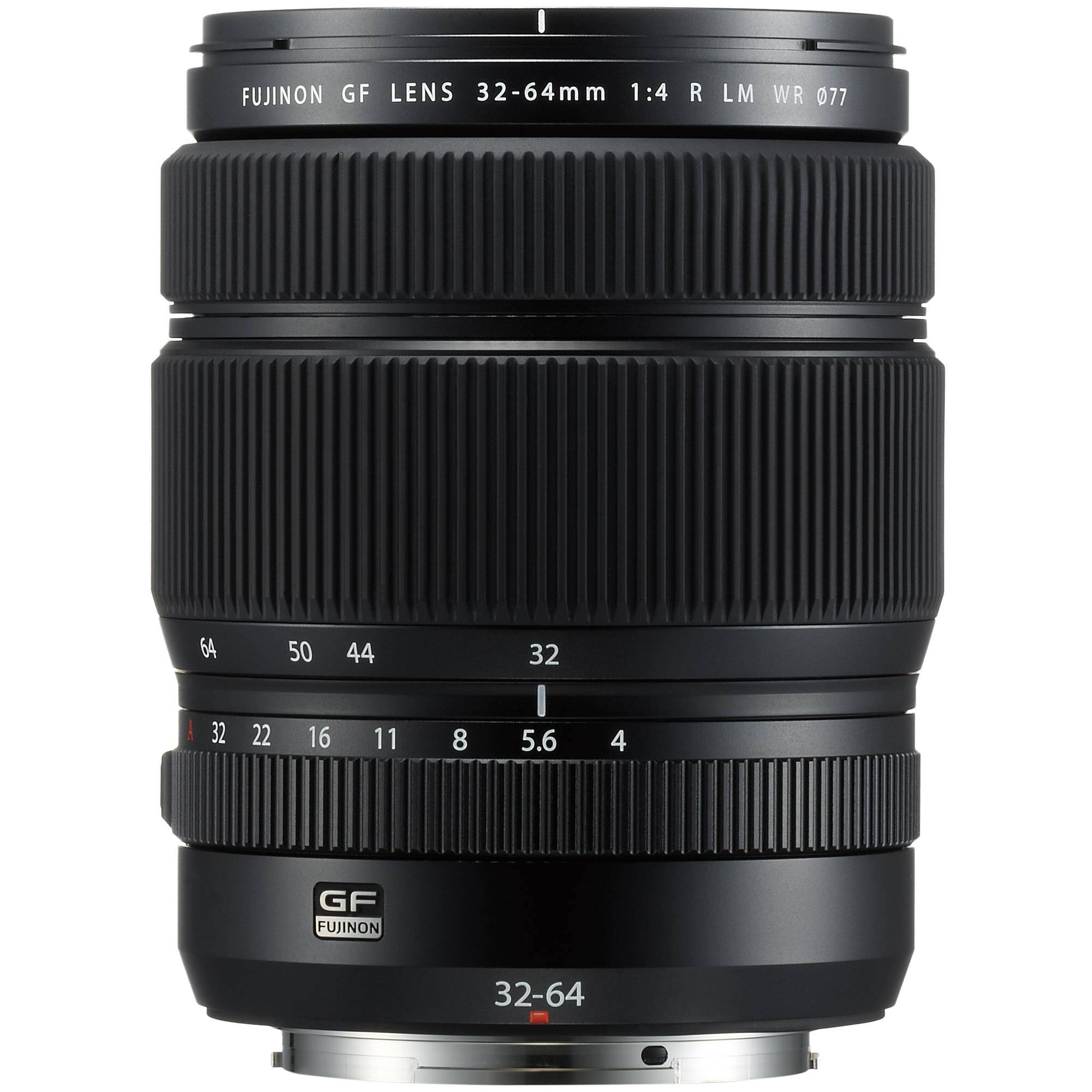 FUJINON GF LENS 32-64mm 1:4 R LM WR 077

64 50 44 32

32 22 16 11 8 5.6 4

GF FUJINON 32-64