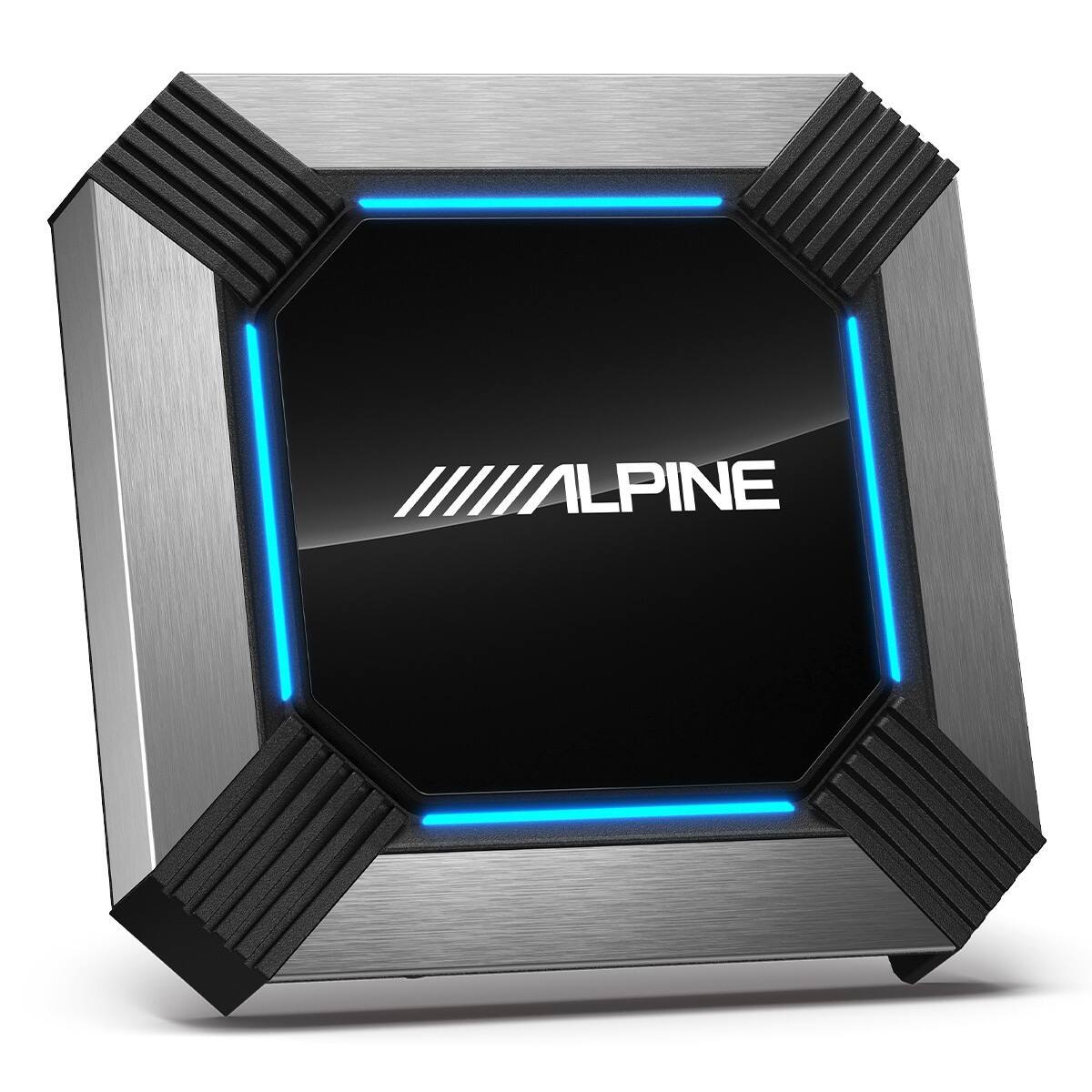 Front. Alpine - Alpine PXE-X121-12EV 12-Channel Amplifier and DSP Sound Processor - Black/Silver.
