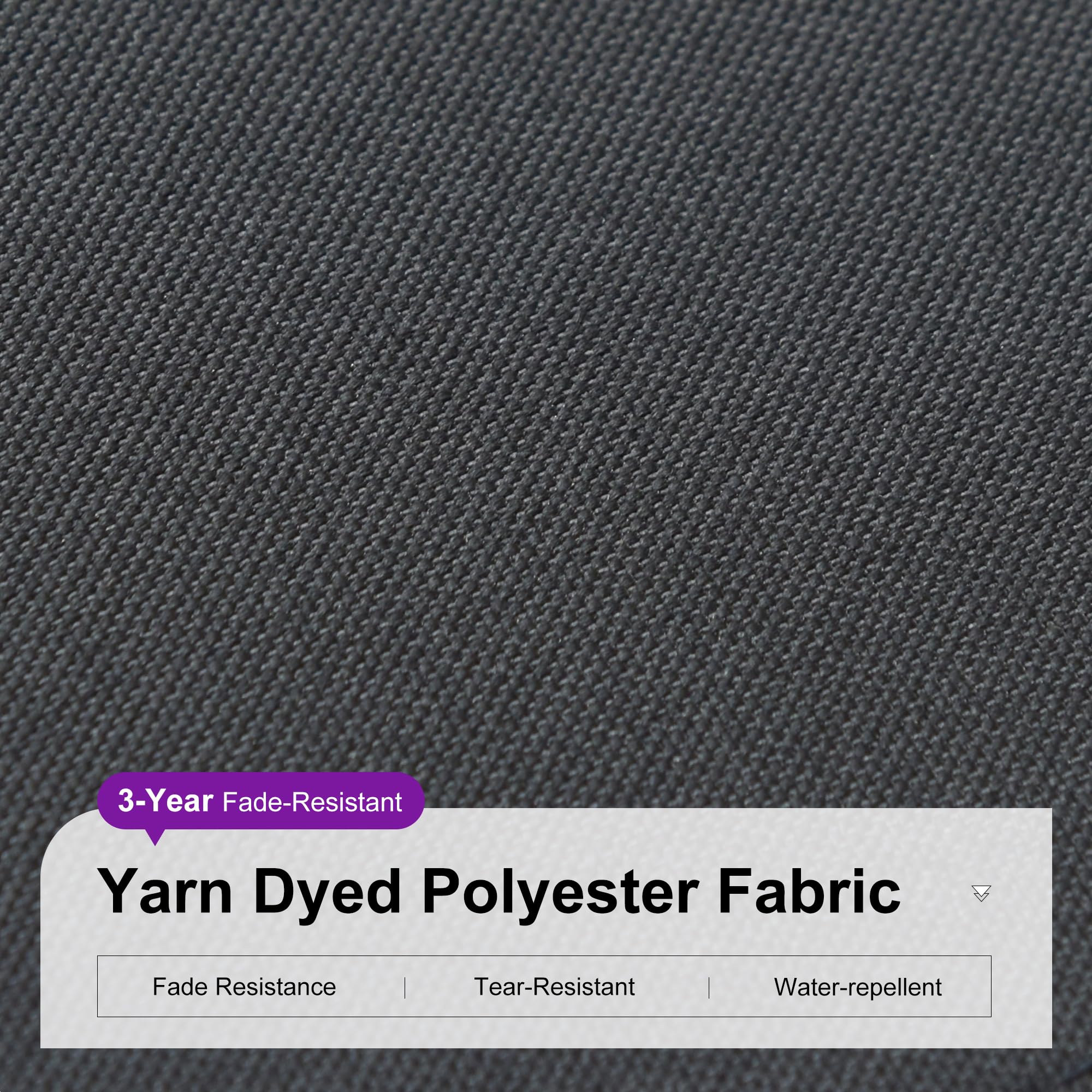 3-Year Fade-Resistant Yarn Dyed Polyester Fabric

- Fade Resistance
- Tear-Resistant
- Water-repellent