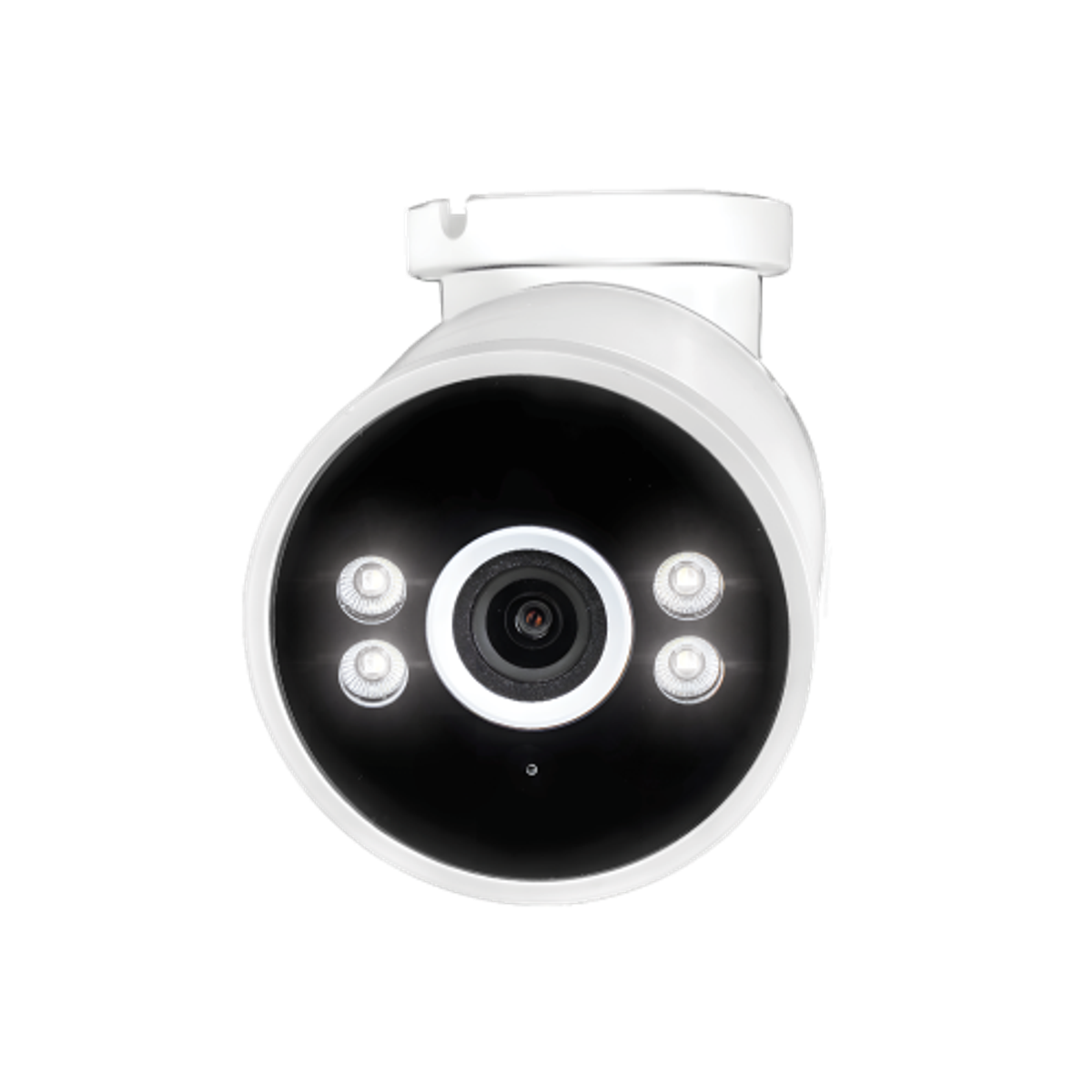 Left. Swann - AdvancedX Series / NVR-8ADVANX / 1TB / 4x NHD-ADVANXB 4K Spotlight Bullet IP Cameras - Black.