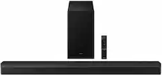 Front. Samsung - Samsung B-series HW-B750F 5.1 Ch DTS Virtual:X Soundbar with Subwoofer - Black.