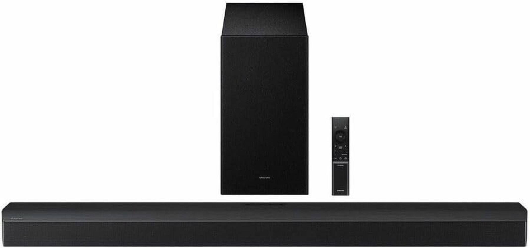 Front. Samsung - Samsung B-series HW-B750F 5.1 Ch DTS Virtual:X Soundbar with Subwoofer - Black.