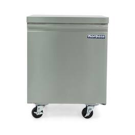 Magic Chef - Commercial 6 cu. ft. Under Counter Upright Freezer - Stainless Steel