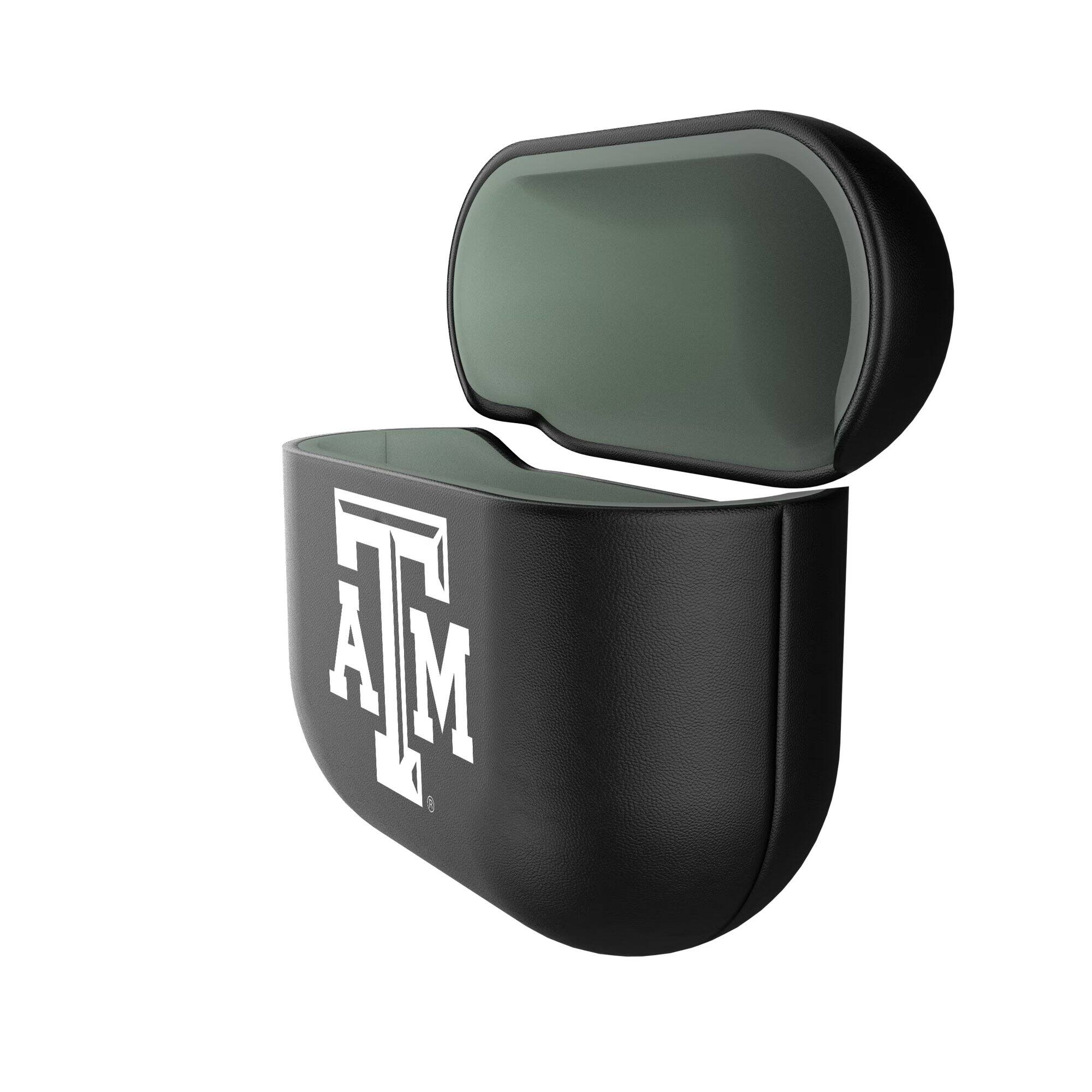 Alt View 1. Keyscaper - Texas A&M Aggies Texas A&M Aggies Insignia AirPods 4th Generation Case Cover - No Size - Black.