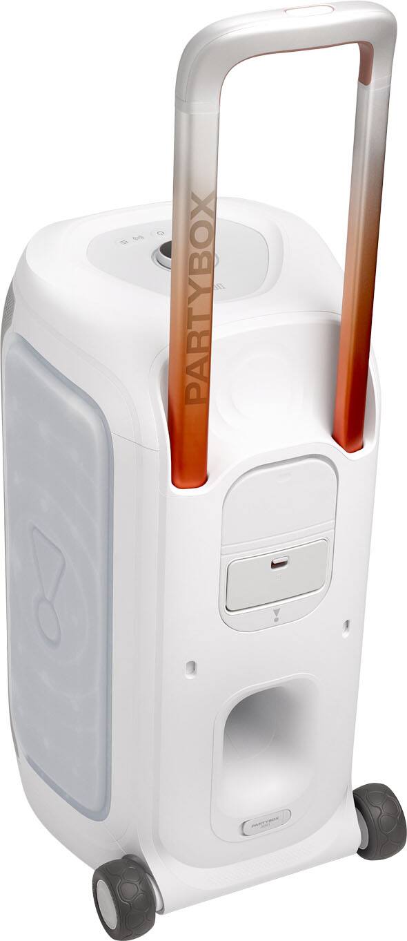 Back. JBL - PartyBox 330 Portable Wireless Speaker - 2026 - White.