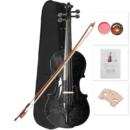 Front. Winado - Violin for Beginners Students, Acoustic Violins 4/4, Full Size Fiddle Kit with Case, Bow, Rosin, Adult Teens Age 11+.