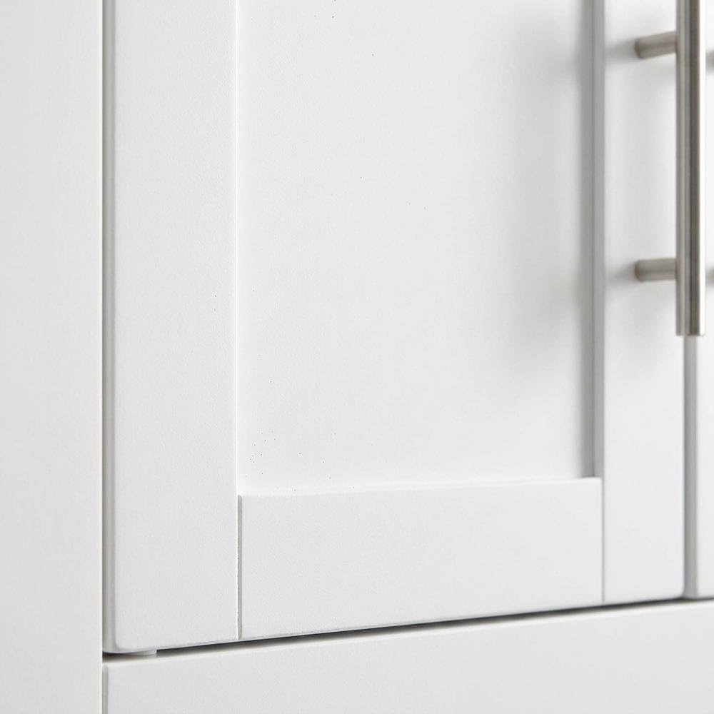 Back. FurniFact - White 3-Piece Wall Kitchen Cabinet Set - White.