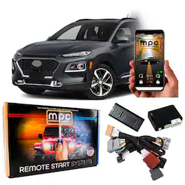 MPC - Remote Start Kit For Hyundai Kona 2018-2021 | Phone App Control | Plug and Play - Black