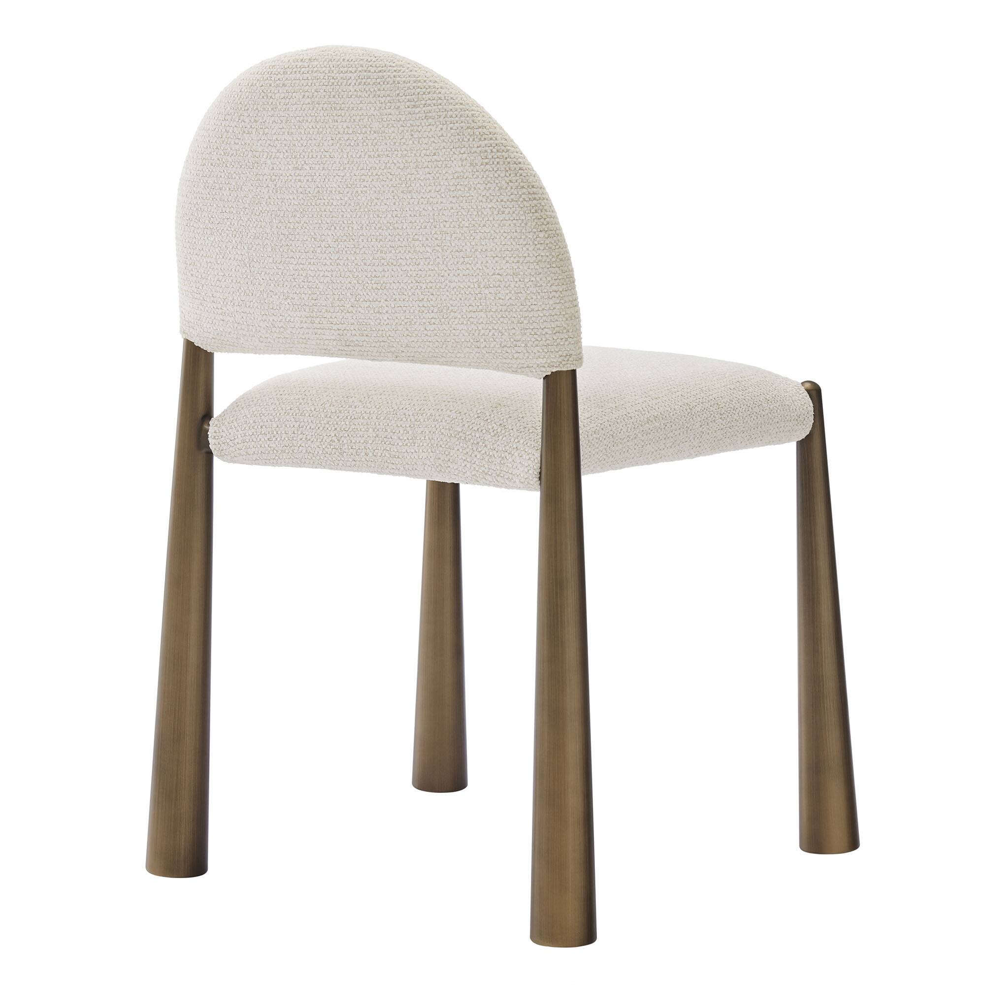 Alt View 2. Modway - Hayley Upholstered Fabric Dining Side Chair by Modway - White.