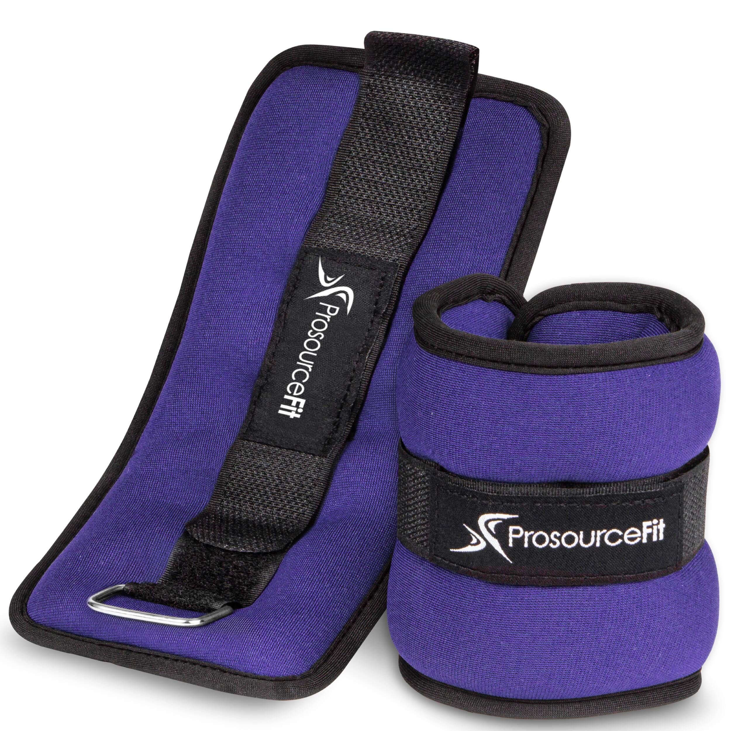 ProsourceFit - Ankle Weights, 2.5 lbs, Set of 2 - Purple