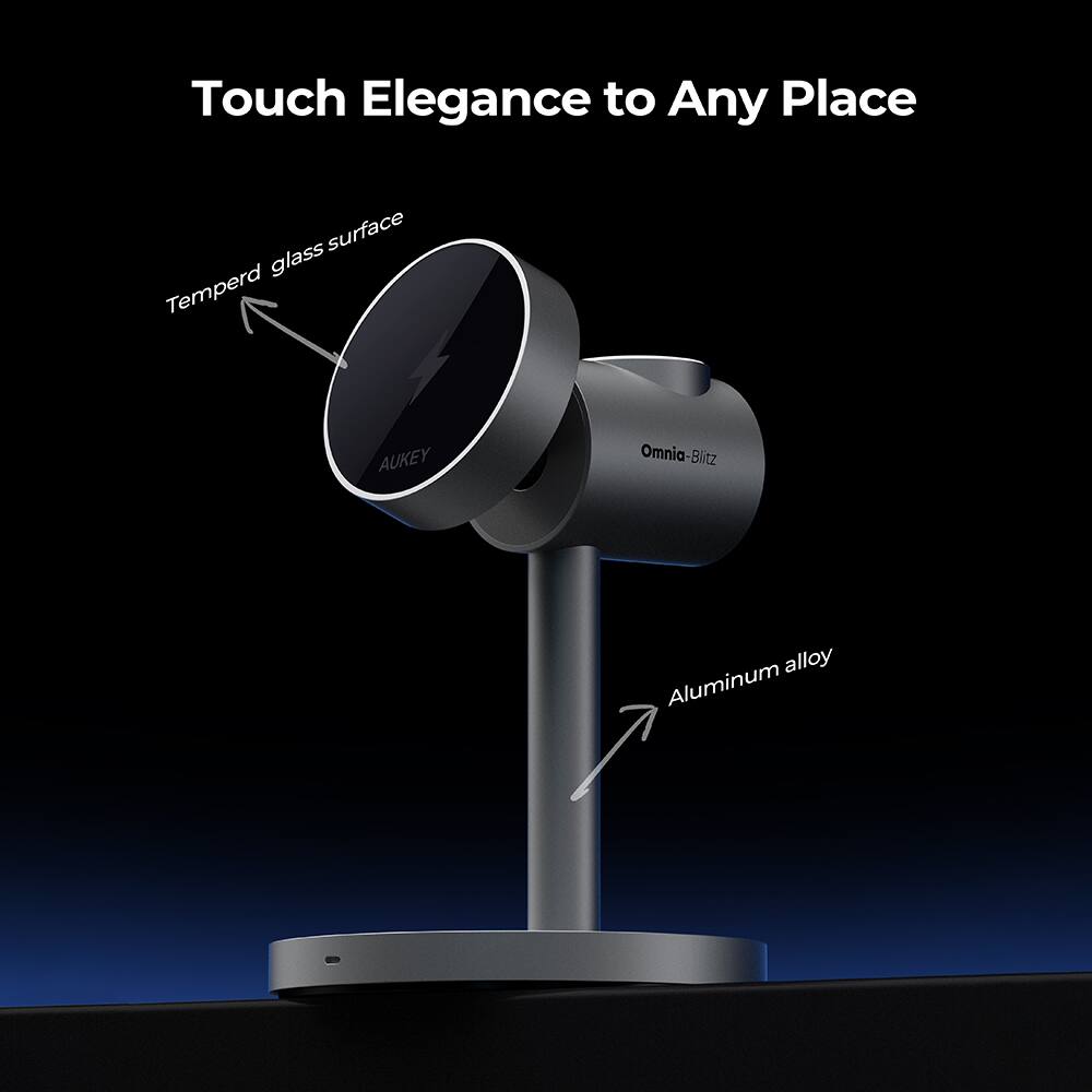 Touch Elegance to Any Place surface glass Tempered Aluminum Alloy.