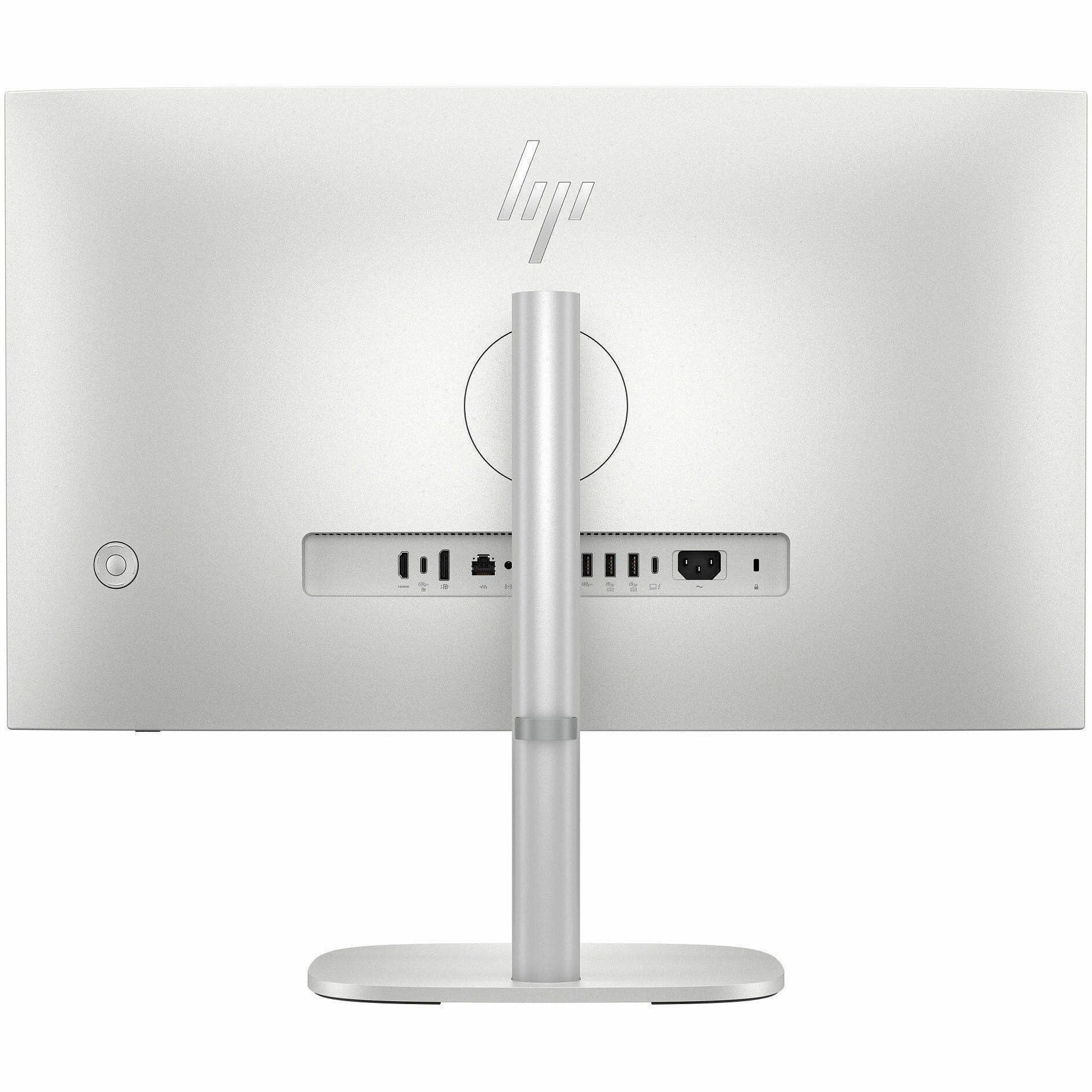 Alt View 3. HP - HP EliteStudio 8 AiO G1i All-in-One Computer - Intel Core Ultra 7 265 - vPro Technology - 32 GB - 1 TB SSD - 23.8" Full - Pike Silver.