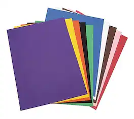 Tru-Ray - 9" x 12" Construction Paper, 50 Sheets - Assorted