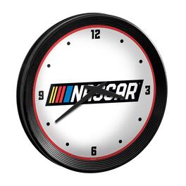 The Fan-Brand - NASCAR 15" Ribbed Frame Wall Clock - Multicolor