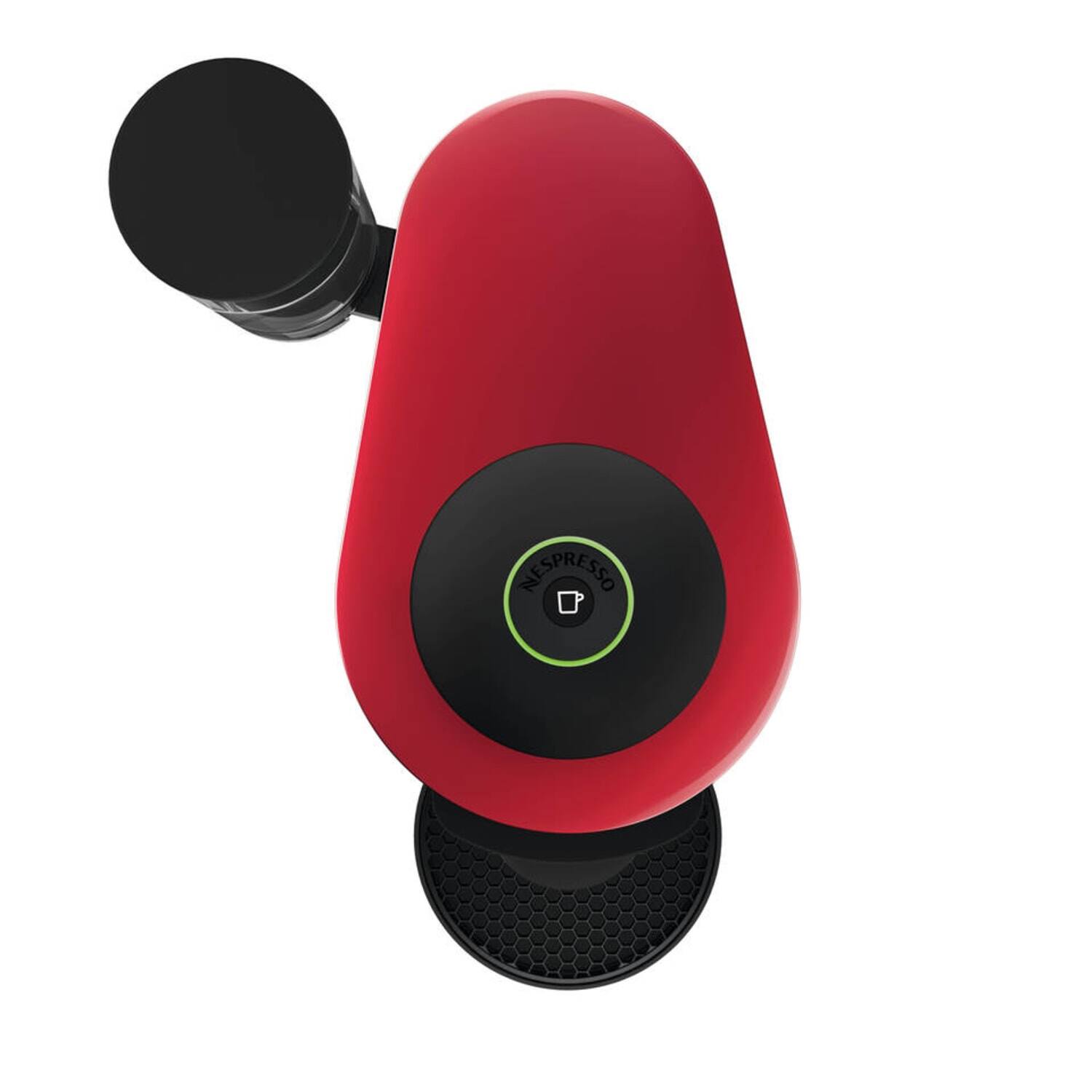 Alt View 12. De'Longhi - Nespresso Vertuo Plus Coffee and Espresso Maker by De'Longhi with Aeroccino Milk Frother - Cherry Red.