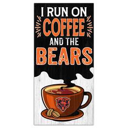 Fan Creations - Chicago Bears 6" x 12" Coffee Wall Art - Multicolor