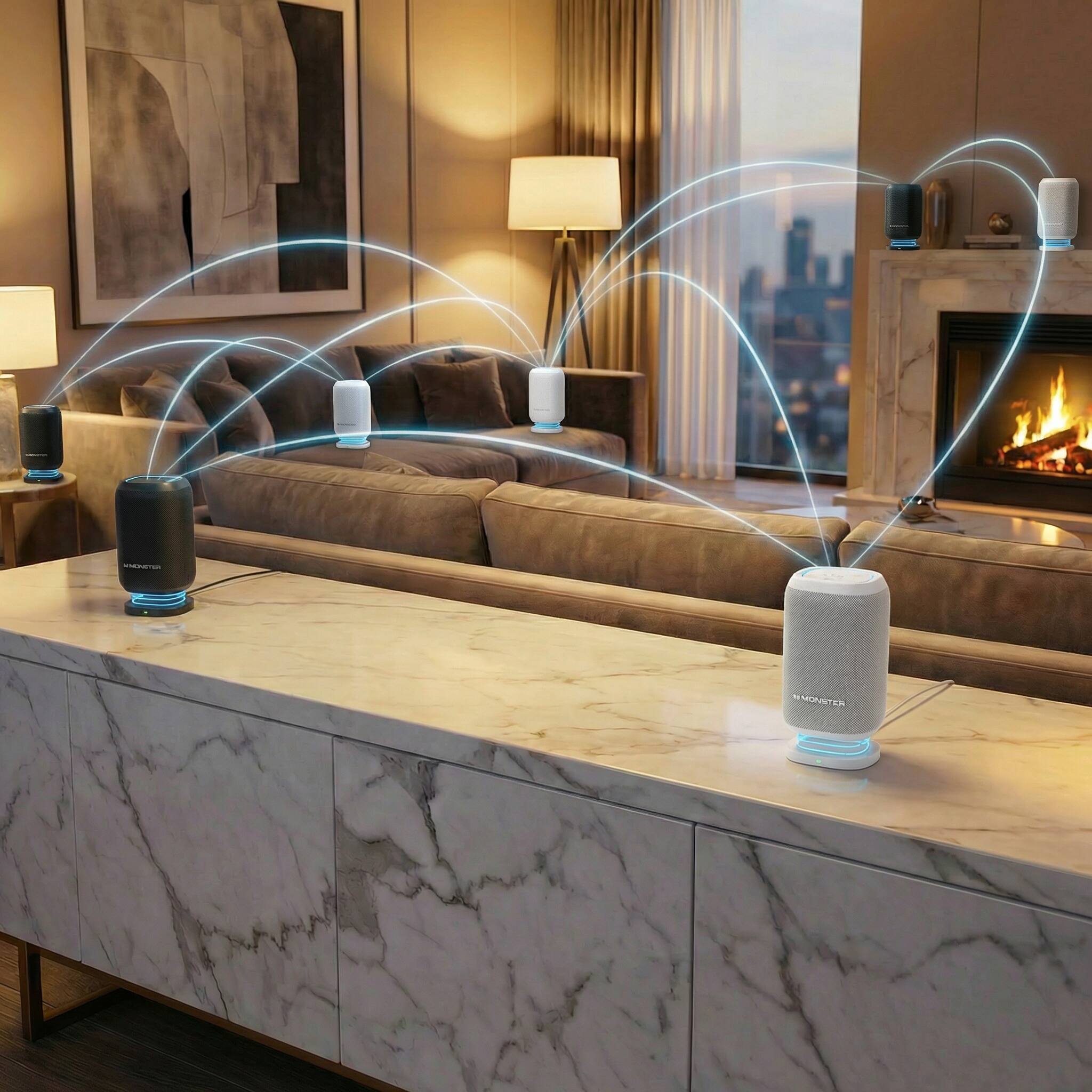 Alt View 2. Monster - DNA One Wireless Speaker.