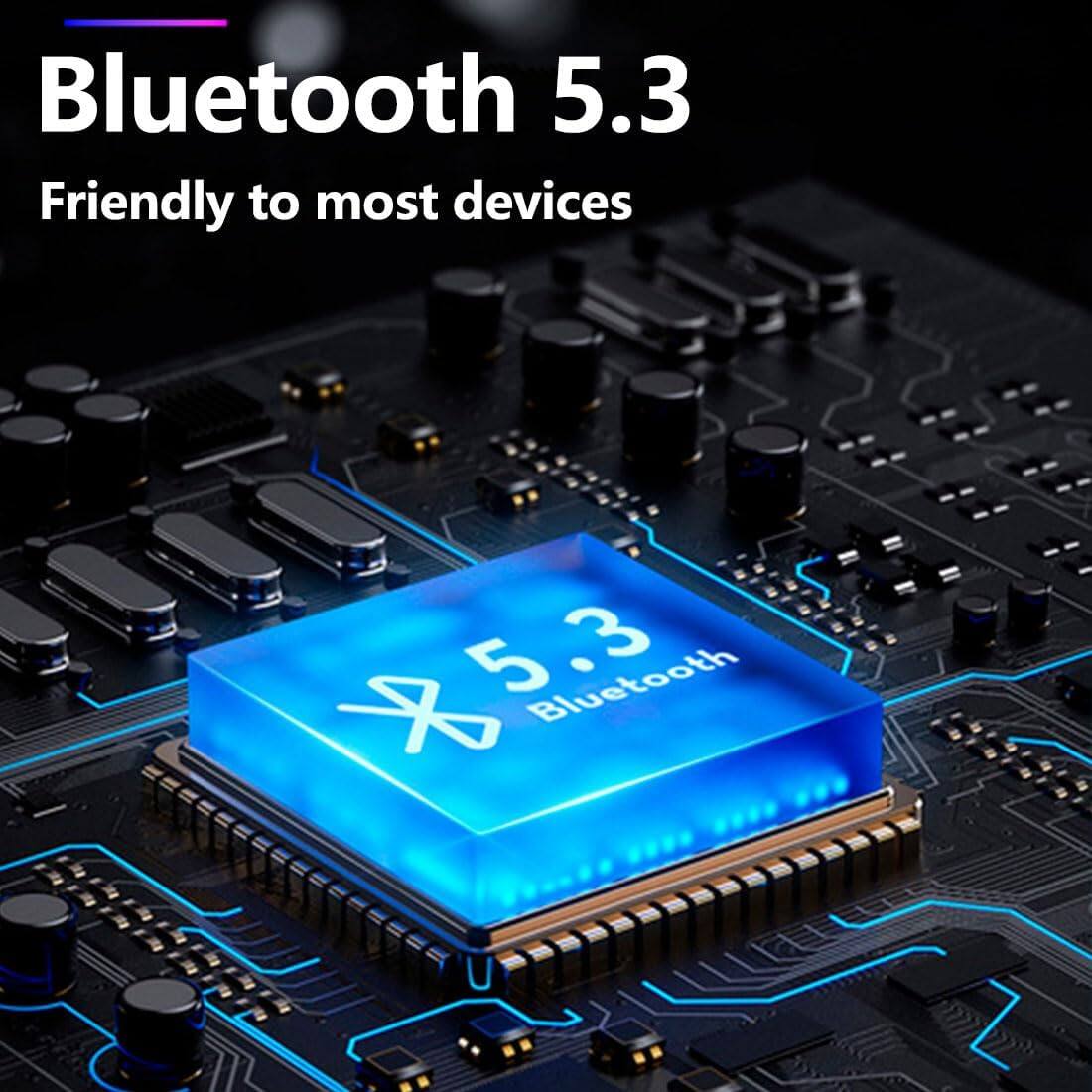 Bluetooth 5.3  
Friendly to most devices
