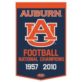WinCraft - Auburn Tigers 24" x 38" Wool Championship Banner - Multicolor