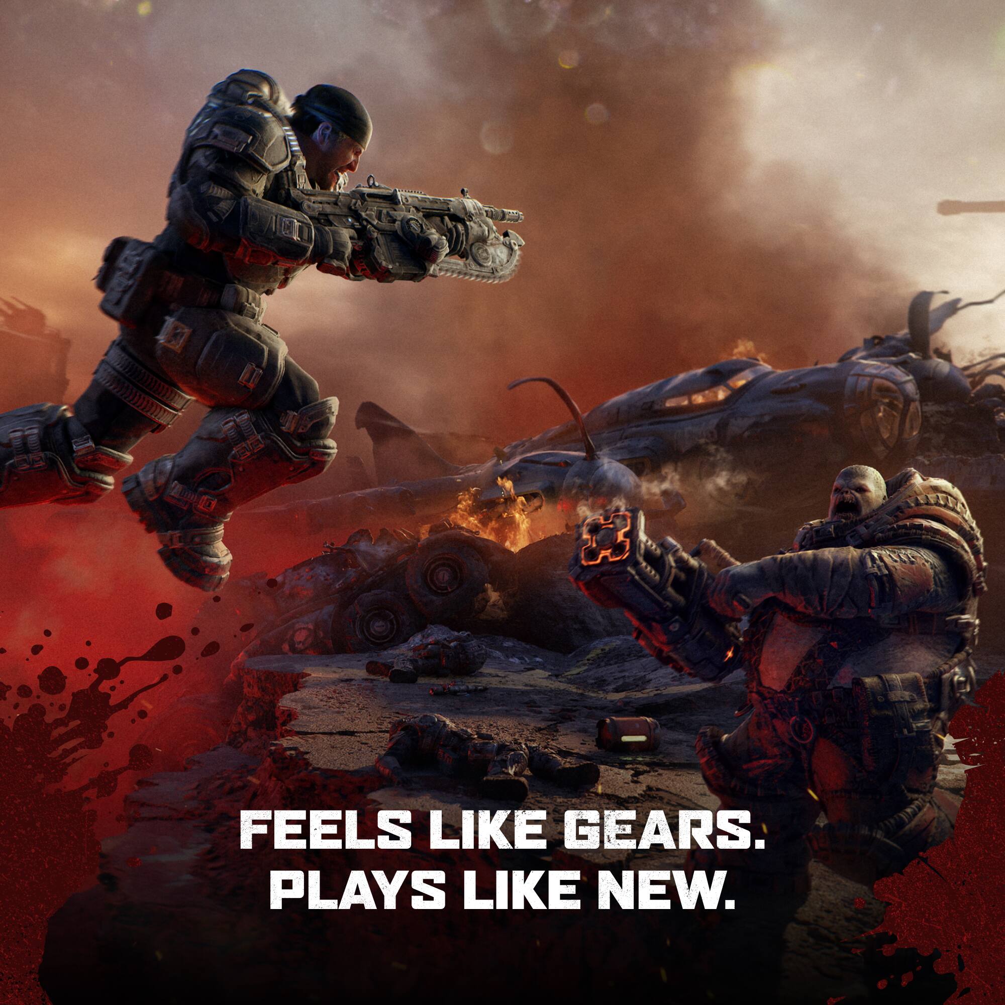 FEELS LIKE GEARS.  
PLAYS LIKE NEW.