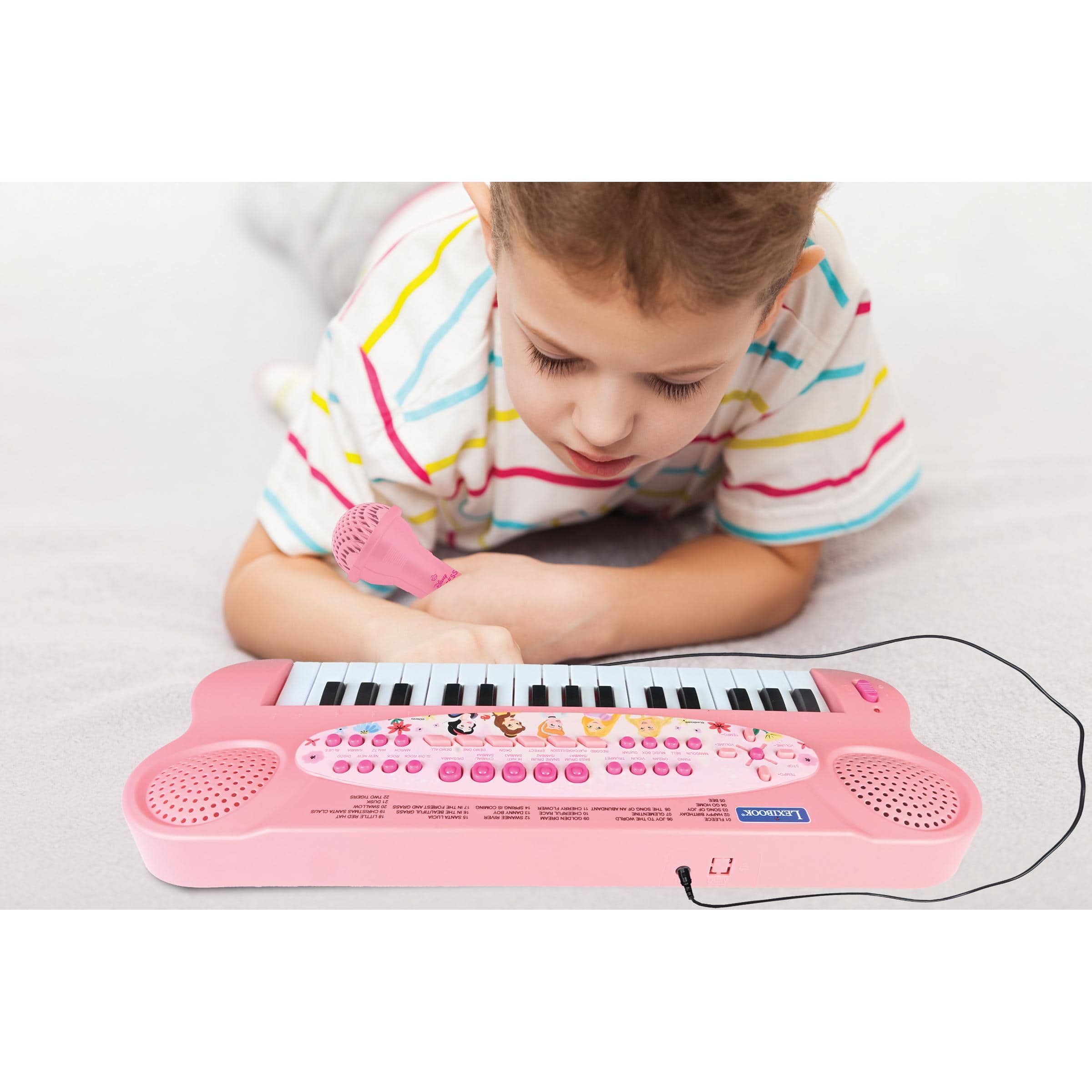 Disneyプリンセスキーボード Lexibook Disney Princesse Electronic Keyboard with Mic (32 keys