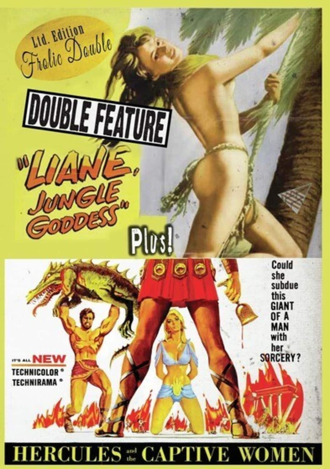 Liane Jungle Goddess/Hercules And The Captive Women  - DVD