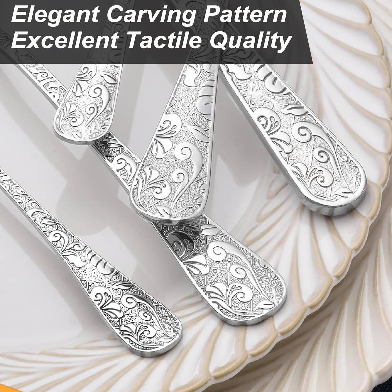 Elegant Carving Pattern  
Excellent Tactile Quality