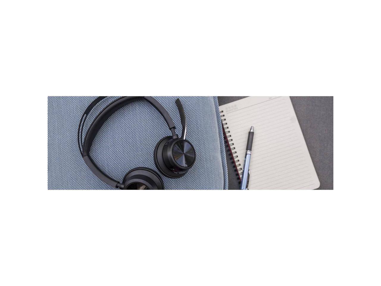 HP Poly Voyager Focus 2 Microsoft Teams Certified USBC C Headset +