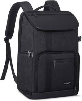 mosiso - Camera Backpack Large Photography Camera Bag Case with 17.3 inch Laptop &Tripod Holder&Rain Cover - Black