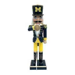 Santa's Workshop - Michigan Wolverines 14" Bugler Nutcracker - Blue