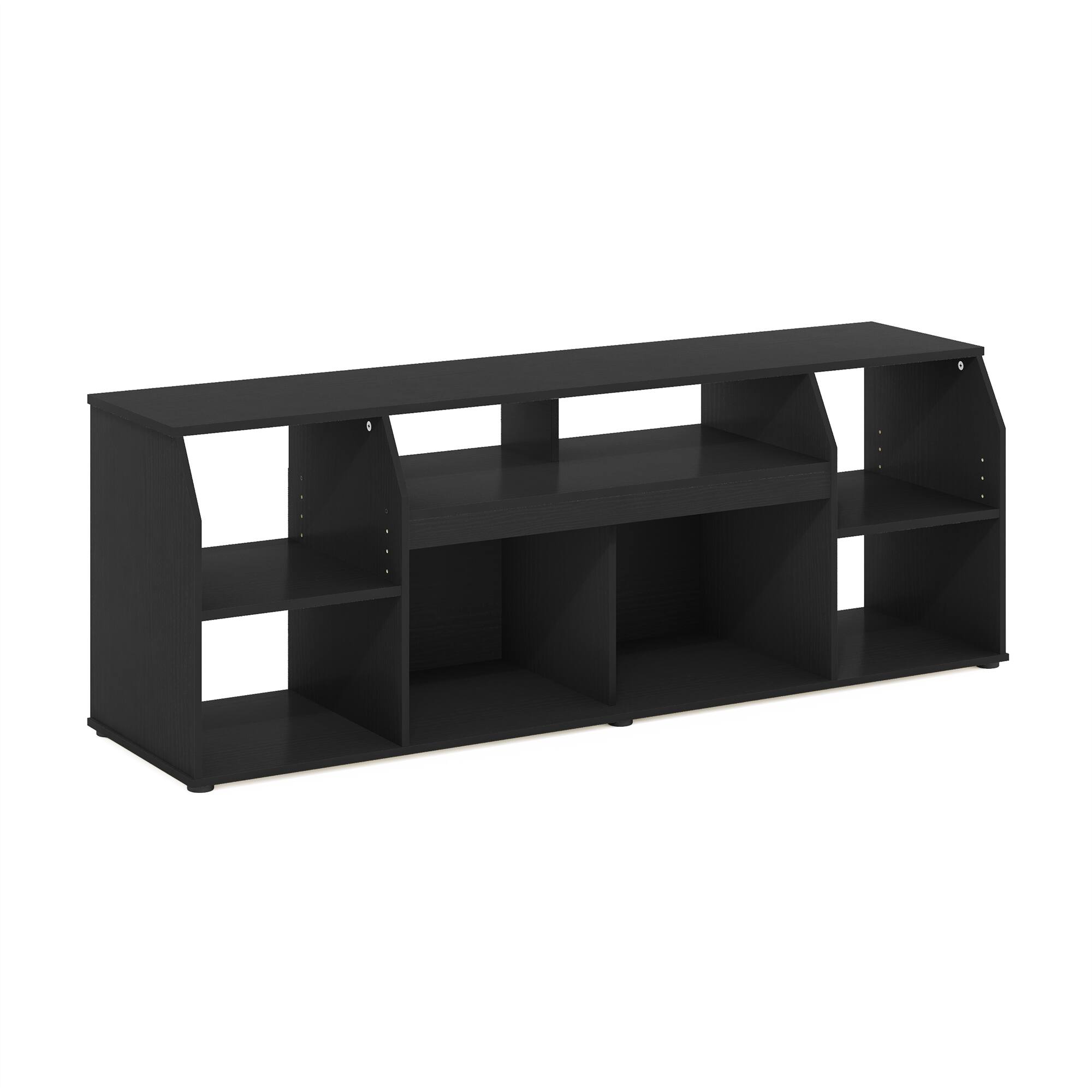 Alt View 4. Furinno - JAYA Large Media Console Table with LED For TV up to 65-Inch - Americano.