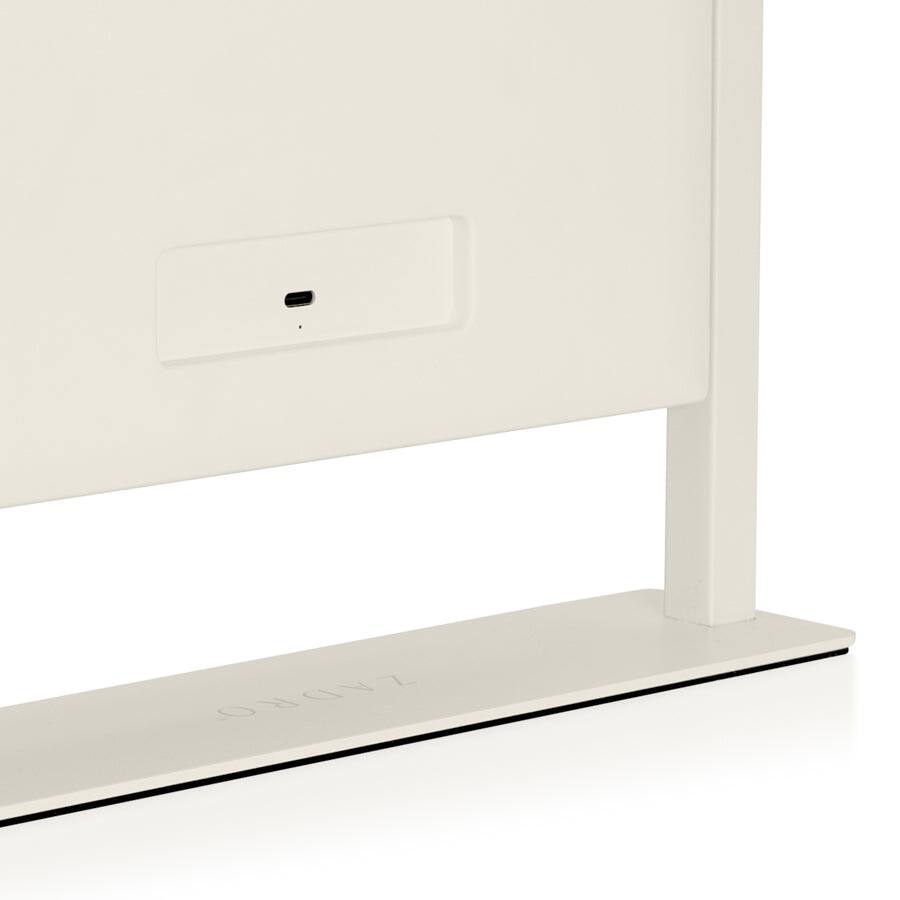 Alt View 6. Zadro - Zadro Hollywood Makeup Mirror - 12" x 14" - 9 LED Light Bulbs with Dimmable Brightness - White.