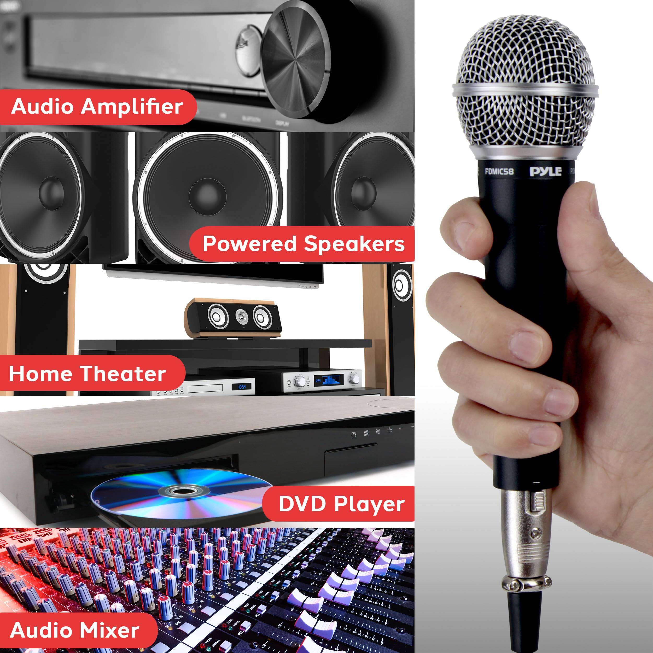 Audio Amplifier  
Powered Speakers  
Home Theater  
DVD Player  
Audio Mixer