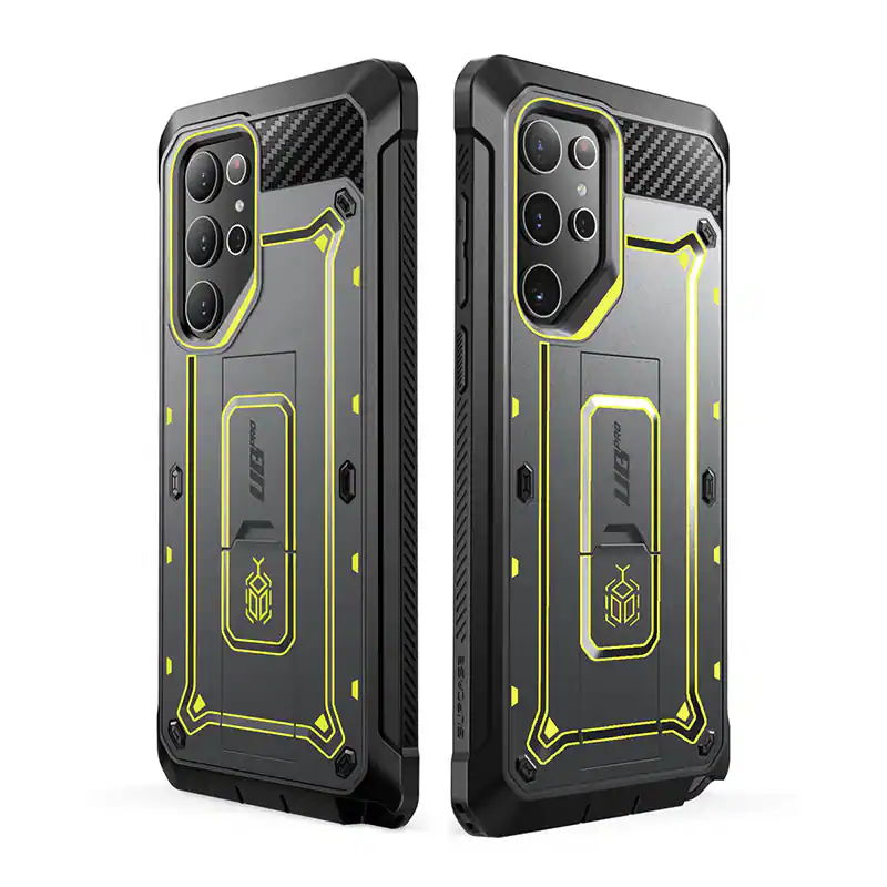 Alt View 5. SUPCASE - Galaxy S24 Ultra Unicorn Beetle PRO Rugged Case - Bumble Bee.