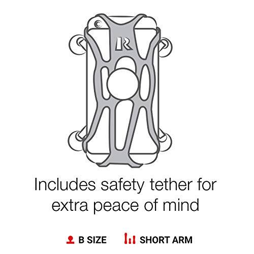 Includes safety tether for extra peace of mind

B SIZE

SHORT ARM