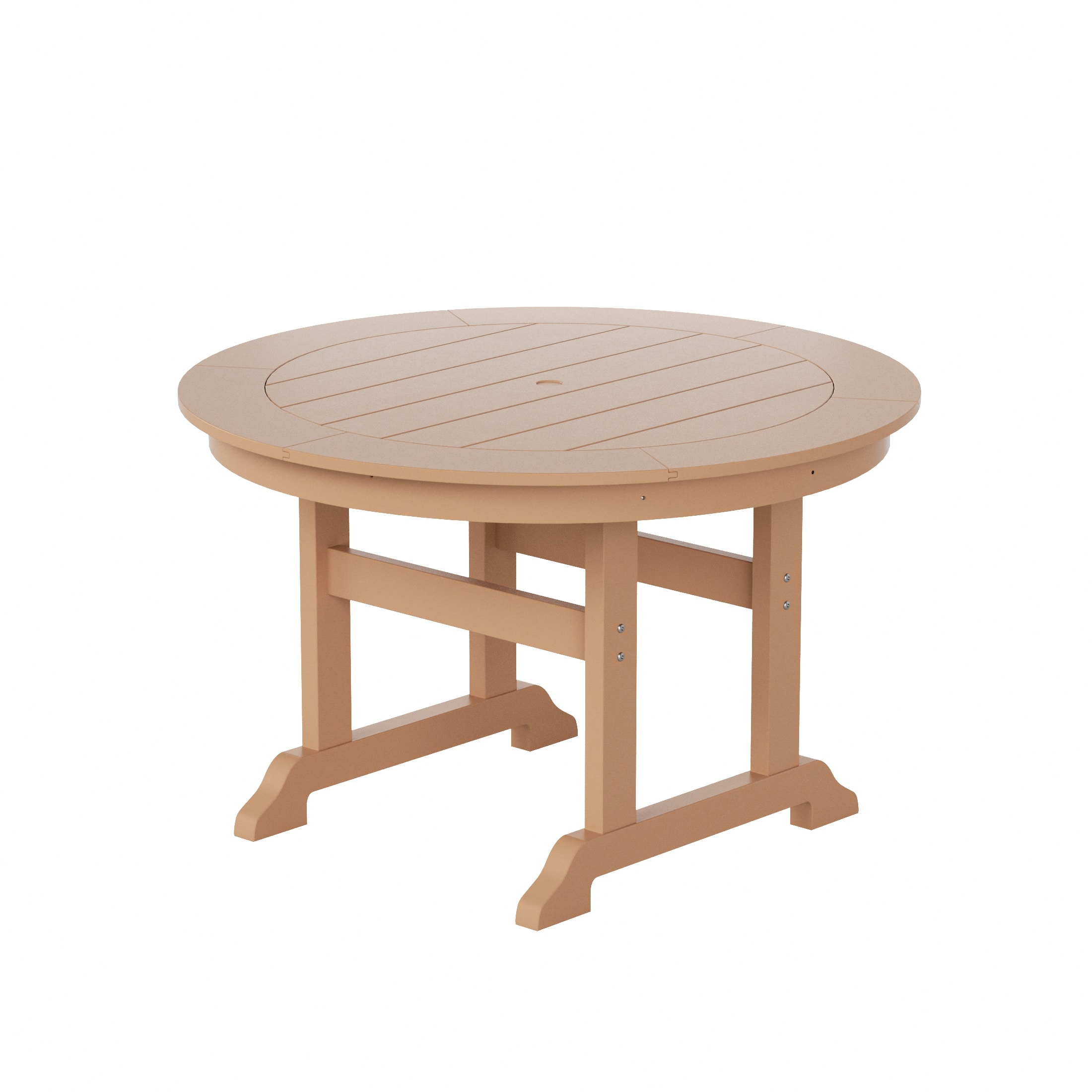 "WestinTrends - Malibu 47"" Outdoor Patio Round Dining Table - Teak" price history on PriceWatchPro