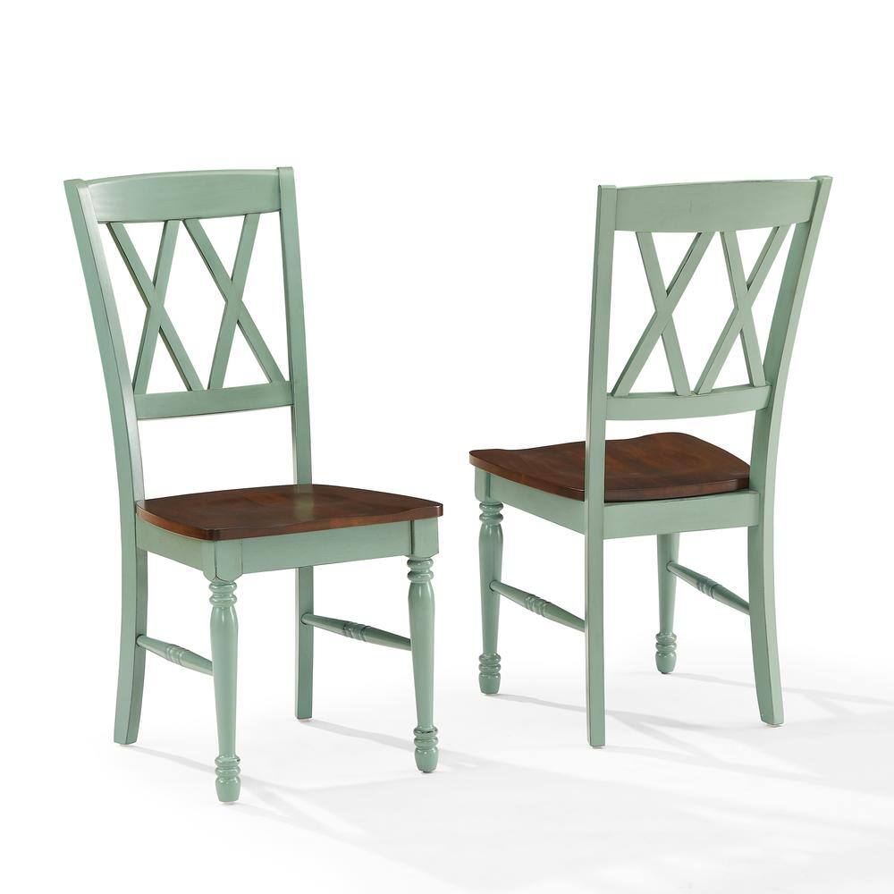 Crosley Furniture - Shelby 2-Piece Dining Chair Set - Blue