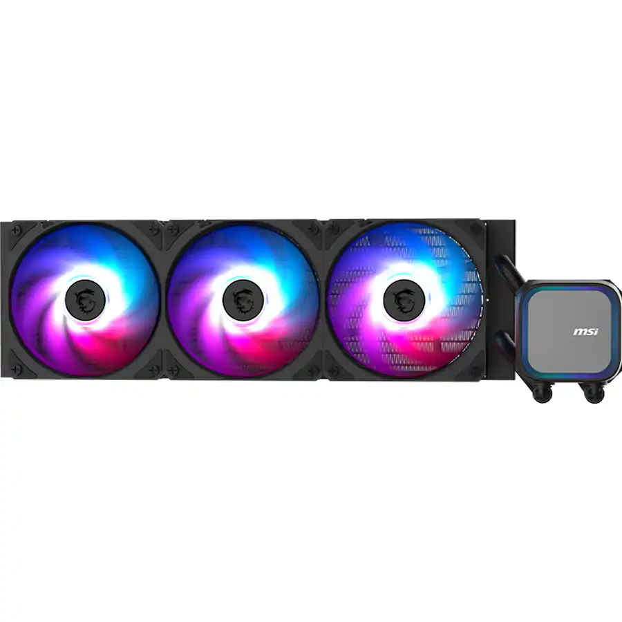 MSI MAG Coreliquid A13 360 AIO ARGB CPU Liquid Cooler CLA13360 Black ...