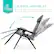 LIE BACK AND RELAX
Built with freely adjustable back and footrests so you can find and enjoy the perfect angle
160° Degrees