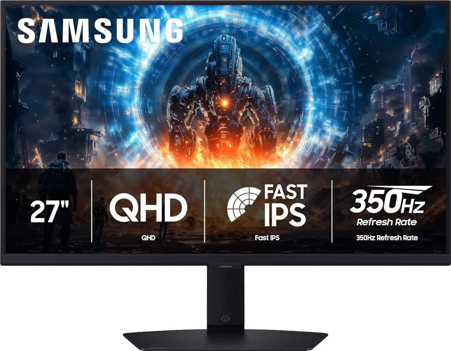 SAMSUNG 27" QHD FAST IPS 350Hz Refresh Rate